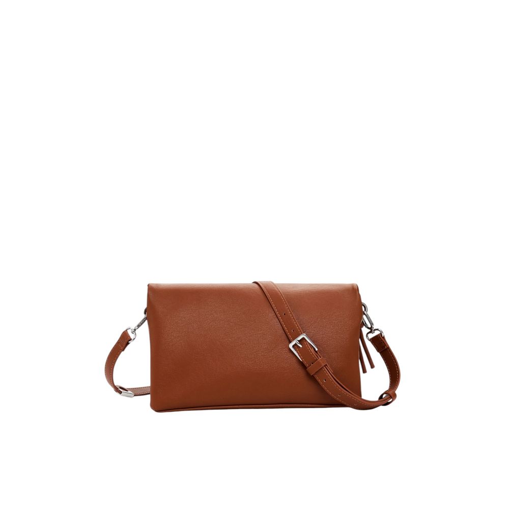 Brown Polyethylene Handbag