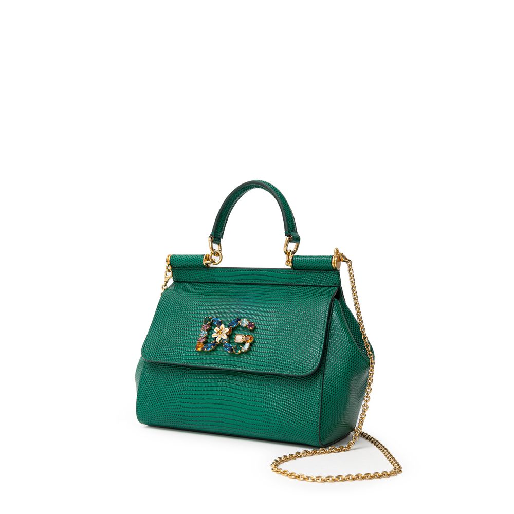 Green Leather Handbag