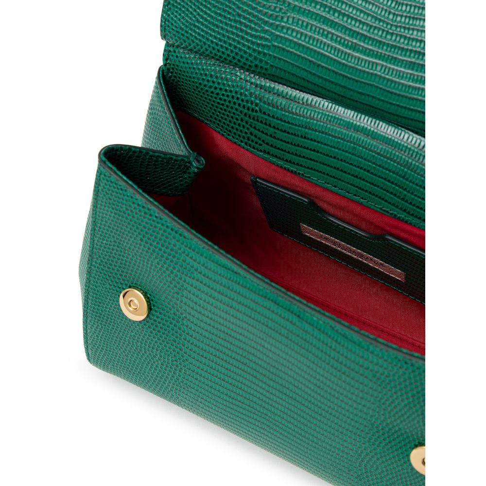 Green Leather Handbag